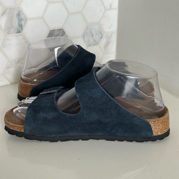 New Birkenstock Birki’s Arizona Night Suede Soft Buckle Narrow EU 36 US 5-5.5 - Picture 5 of 7
